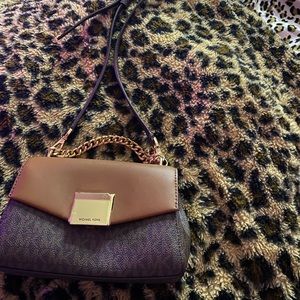 Micheal kors small purse brown/ tan
